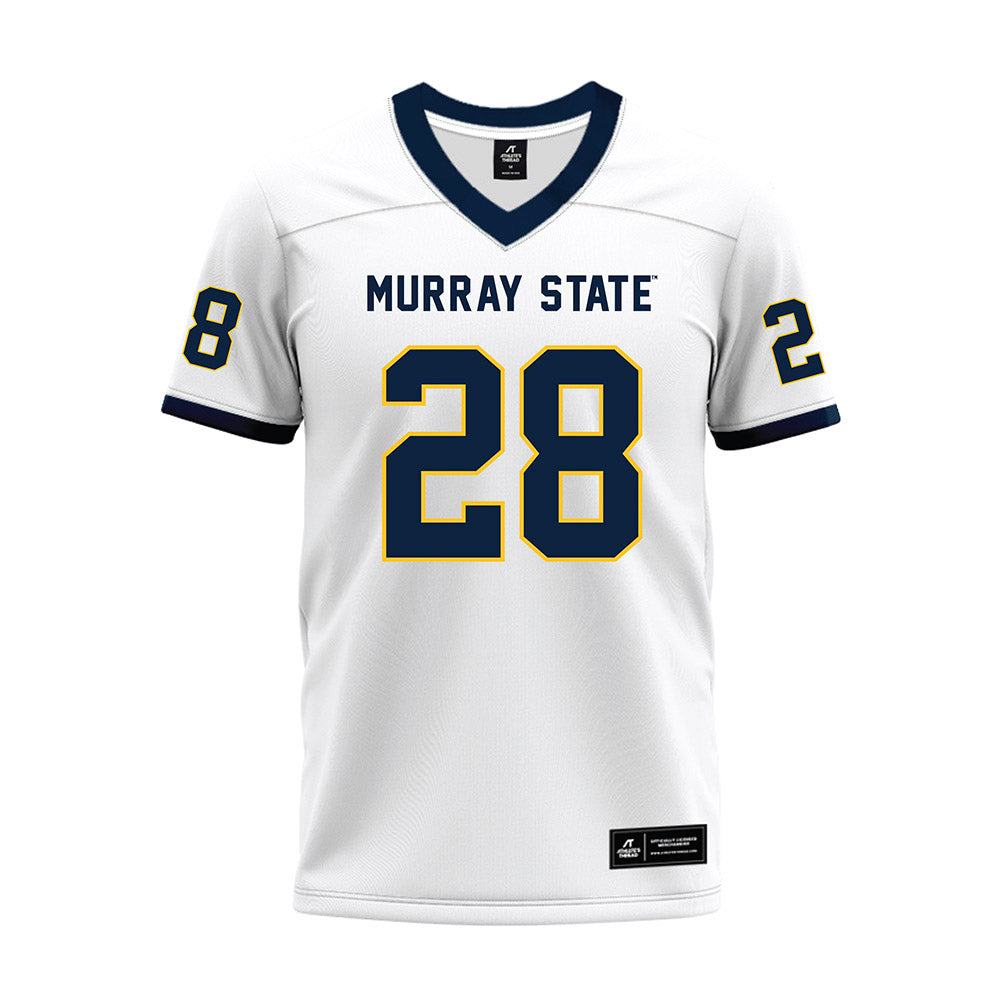 Murray State - NCAA Football : Tre Darden - White Premium Football Jersey-0