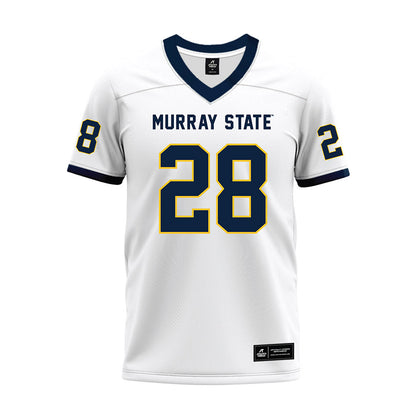 Murray State - NCAA Football : Tre Darden - White Premium Football Jersey-0