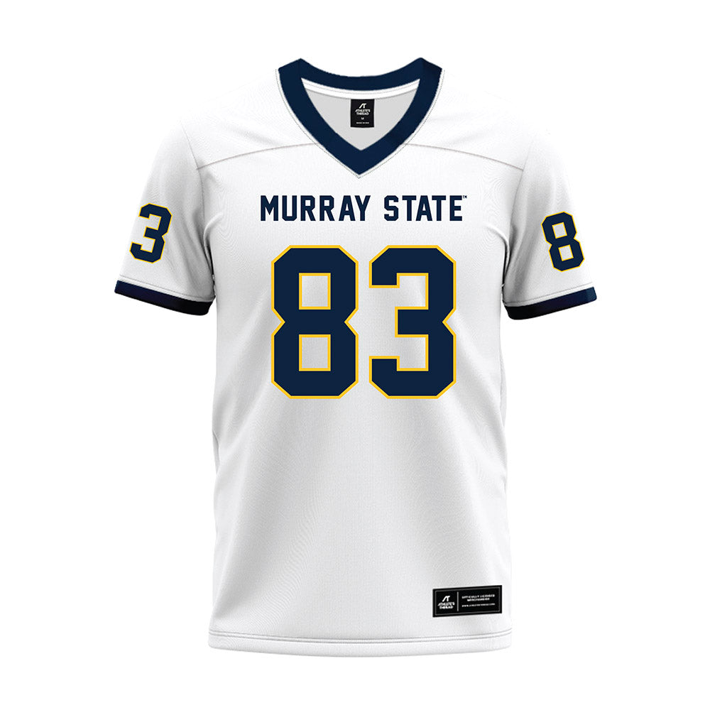 Murray State - NCAA Football : Harrison Spencer - White Premium Football Jersey-0