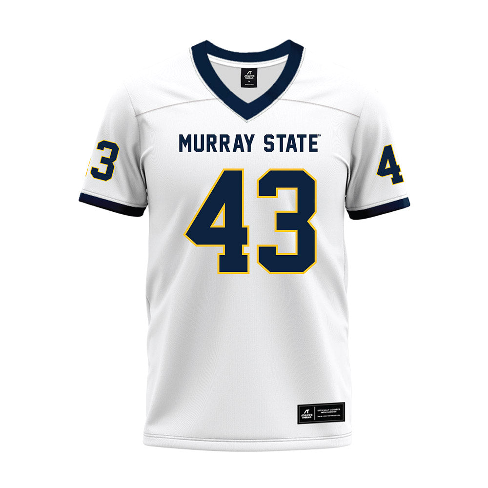 Murray State - NCAA Football : Alex Swafford - White Premium Football Jersey-0