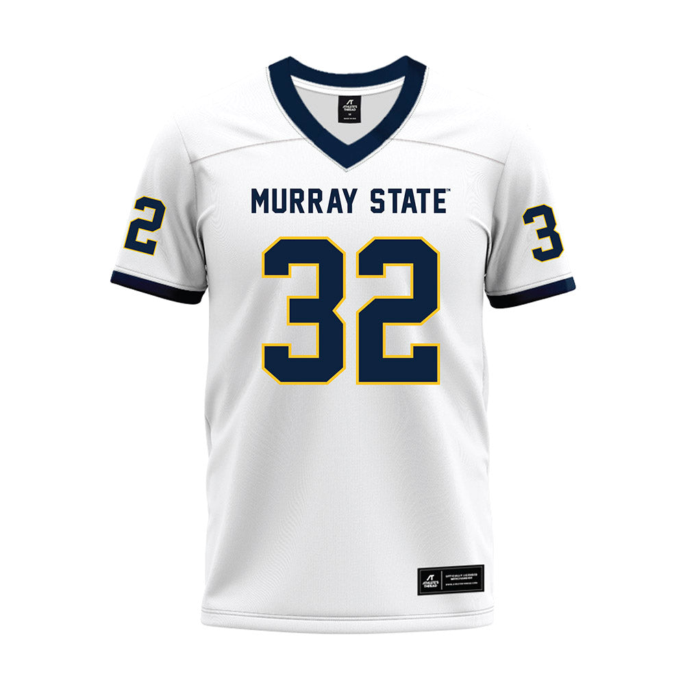 Murray State - NCAA Football : Blaize Thomas - White Premium Football Jersey-0