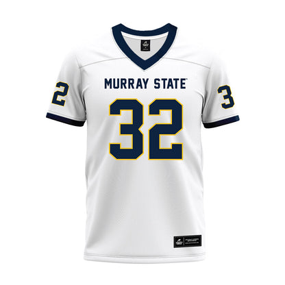 Murray State - NCAA Football : Blaize Thomas - White Premium Football Jersey-0