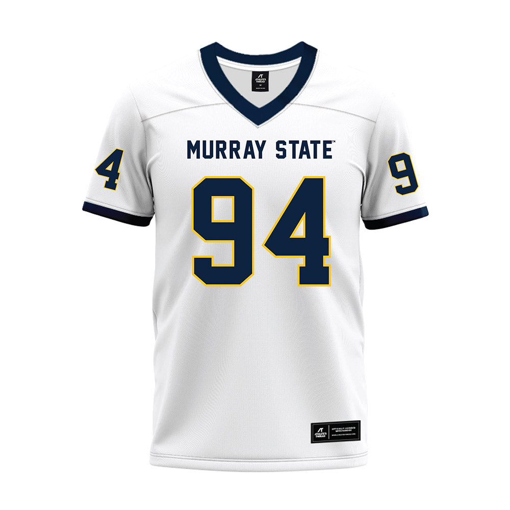 Murray State - NCAA Football : Rickshun Wilson - White Premium Football Jersey-0