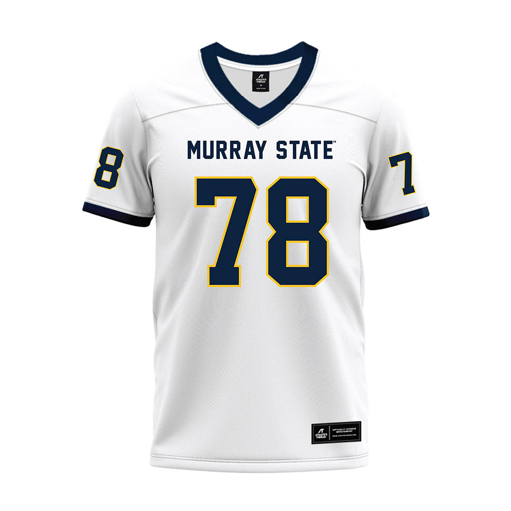 Murray State - NCAA Football : Eric Kirkpatrick - White Premium Football Jersey-0