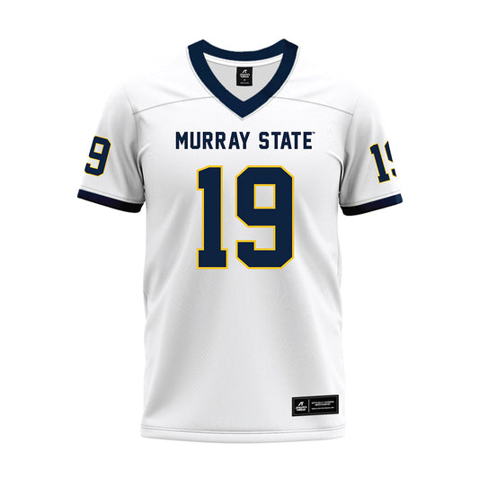 Murray State - NCAA Football : Matt Masingill - White Premium Football Jersey-0