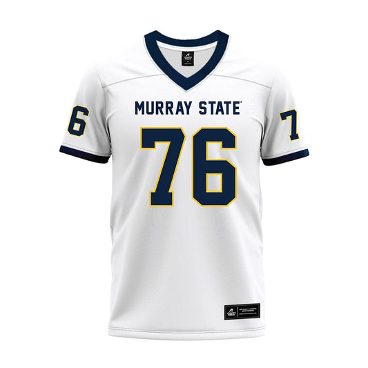 Murray State - NCAA Football : Daniel Cole - White Premium Football Jersey-0