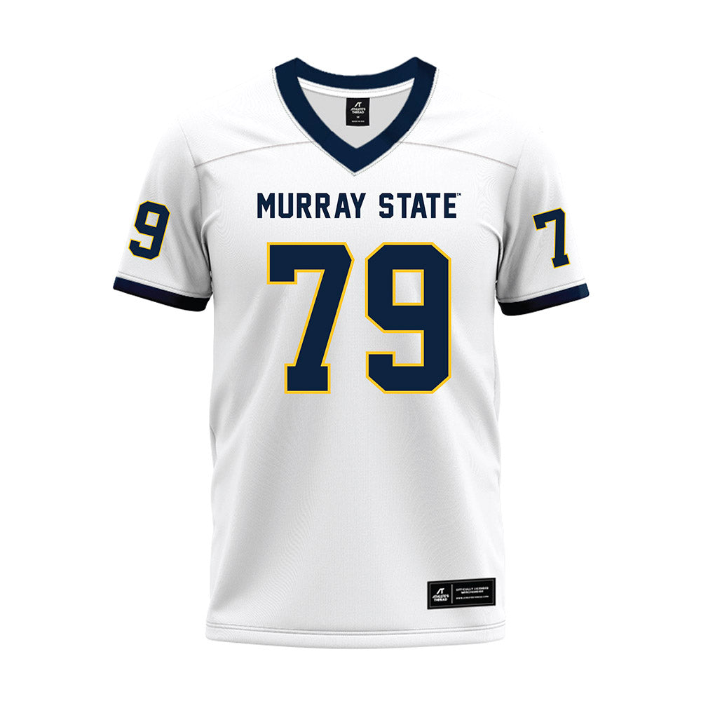 Murray State - NCAA Football : Joshua Bratcher - White Premium Football Jersey-0