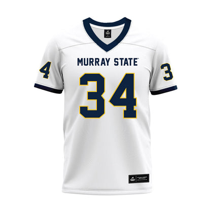 Murray State - NCAA Football : Caleb Ford - White Premium Football Jersey-0