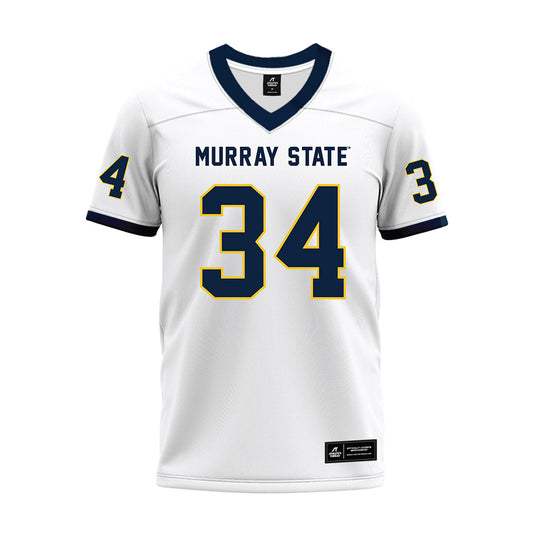 Murray State - NCAA Football : Spencer Conn - White Premium Football Jersey-0