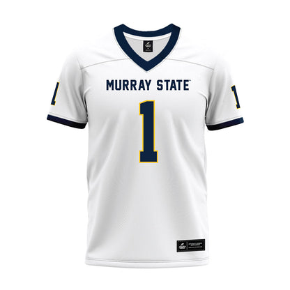 Murray State - NCAA Football : Cam Bulluck - White Premium Football Jersey-0