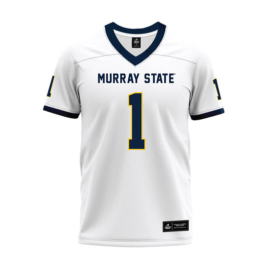 Murray State - NCAA Football : Cam Bulluck - White Premium Football Jersey-0
