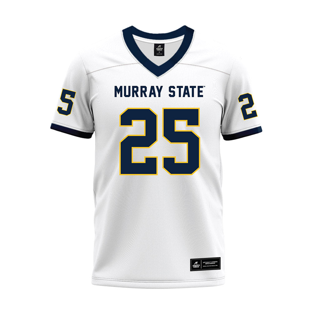 Murray State - NCAA Football : Tate Collins - White Premium Football Jersey-0