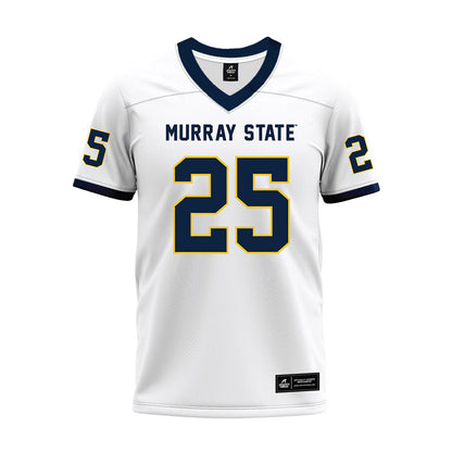 Murray State - NCAA Football : Tate Collins - White Premium Football Jersey-0