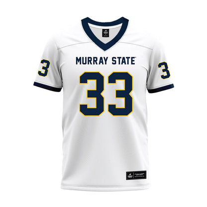 Murray State - NCAA Football : Baxter Wright - White Premium Football Jersey