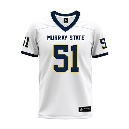 Murray State - NCAA Football : zaccheous grady - White Premium Football Jersey-0