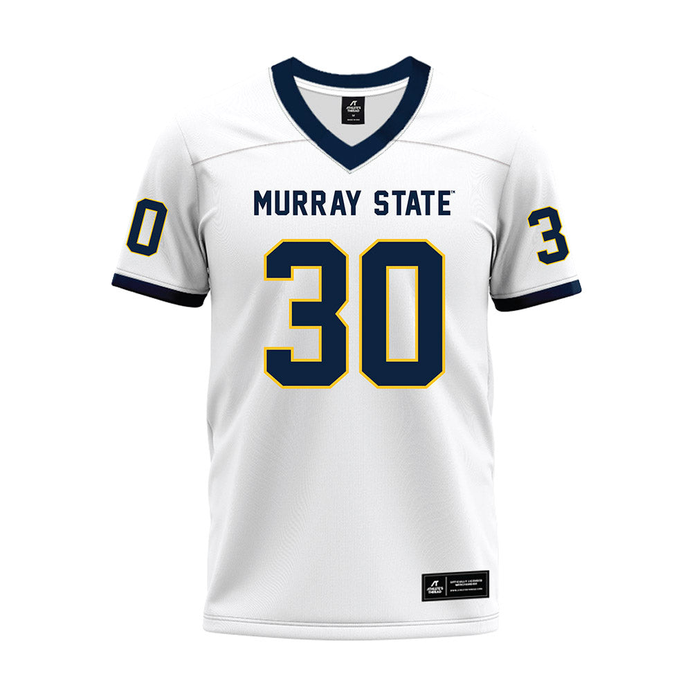 Murray State - NCAA Football : Kamden Miller - White Premium Football Jersey-0