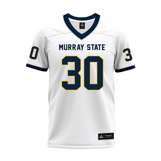 Murray State - NCAA Football : Kamden Miller - White Premium Football Jersey-0