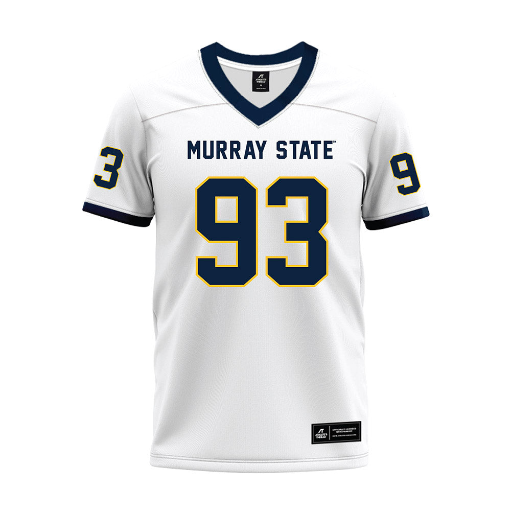 Murray State - NCAA Football : CJ Sanderson - White Premium Football Jersey-0