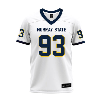 Murray State - NCAA Football : CJ Sanderson - White Premium Football Jersey-0