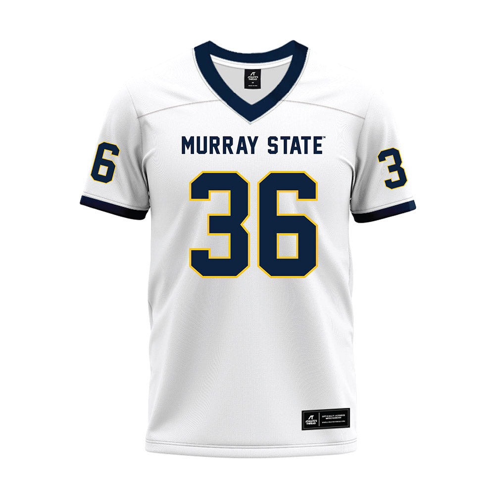 Murray State - NCAA Football : Jack Massey - White Premium Football Jersey-0