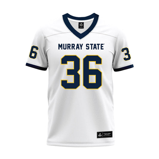 Murray State - NCAA Football : Jack Massey - White Premium Football Jersey-0