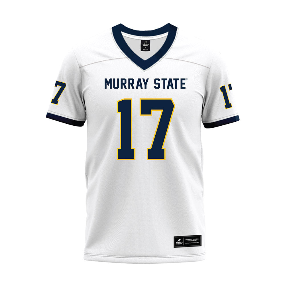 Murray State - NCAA Football : Trace Corum - White Premium Football Jersey-0