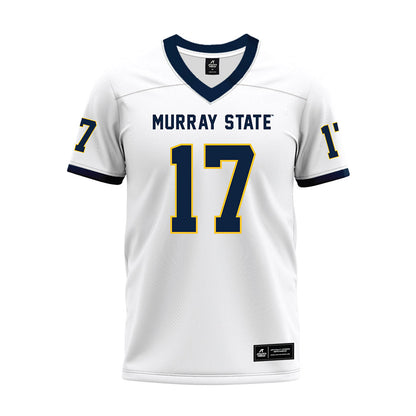 Murray State - NCAA Football : Trace Corum - White Premium Football Jersey-0