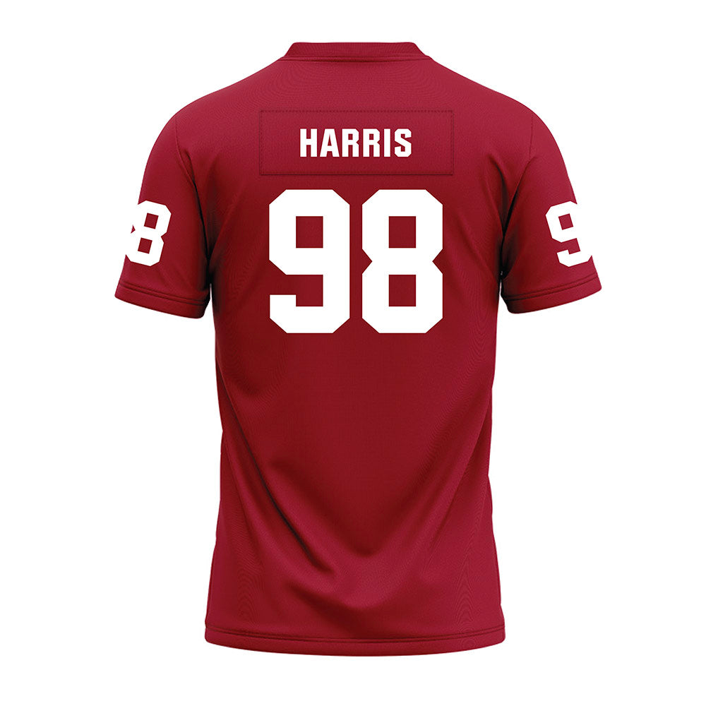 WSU - NCAA Football : Ryan Harris - Cardinal Premium Football Jersey-1