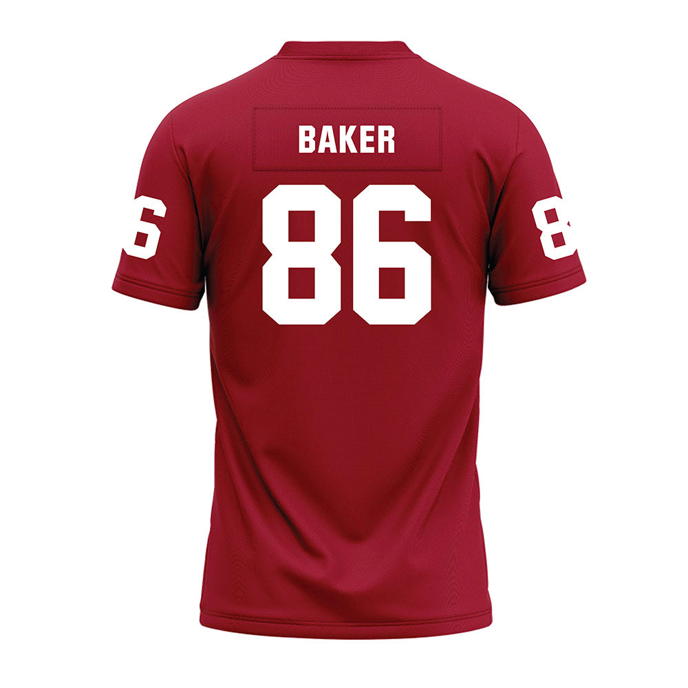 WSU - NCAA Football : Beau Baker - Cardinal Premium Football Jersey-1