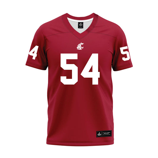 WSU - NCAA Football : Xavier Thorpe - Cardinal Premium Football Jersey-0