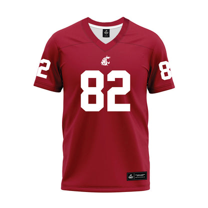 WSU - NCAA Football : Jesiah Cornwell - Cardinal Premium Football Jersey-0