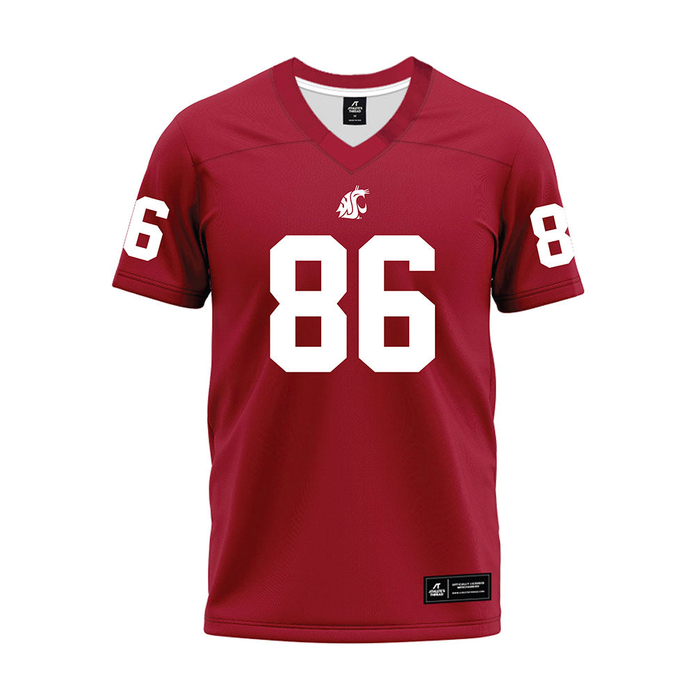 WSU - NCAA Football : Beau Baker - Cardinal Premium Football Jersey-0