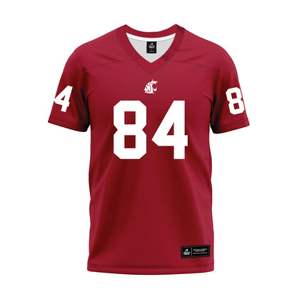 WSU - NCAA Football : Malachi wrice - Cardinal Premium Football Jersey-0