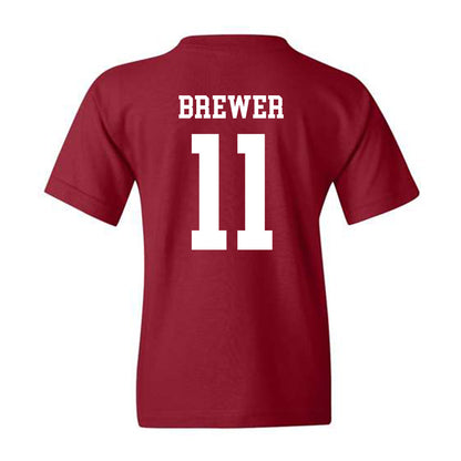 Alabama - NCAA Women's Soccer : Cali Brewer - Youth T-Shirt