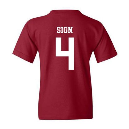 Alabama - Womens Volleyball Alumni : Laura Sign - Youth T-Shirt