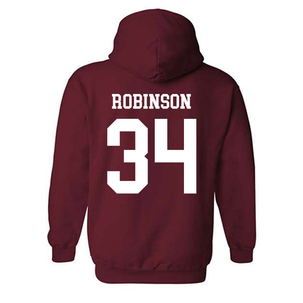 Alabama - NCAA Football : Que Robinson - Classic Hooded Sweatshirt