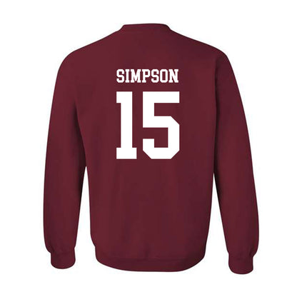 Alabama - NCAA Football : Ty Simpson - Classic Crewneck Sweatshirt