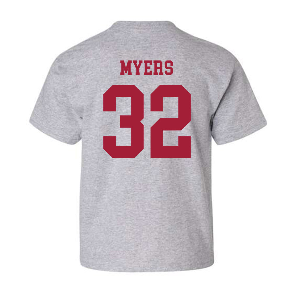 Alabama - NCAA Baseball : Braylon Myers - Youth T-Shirt