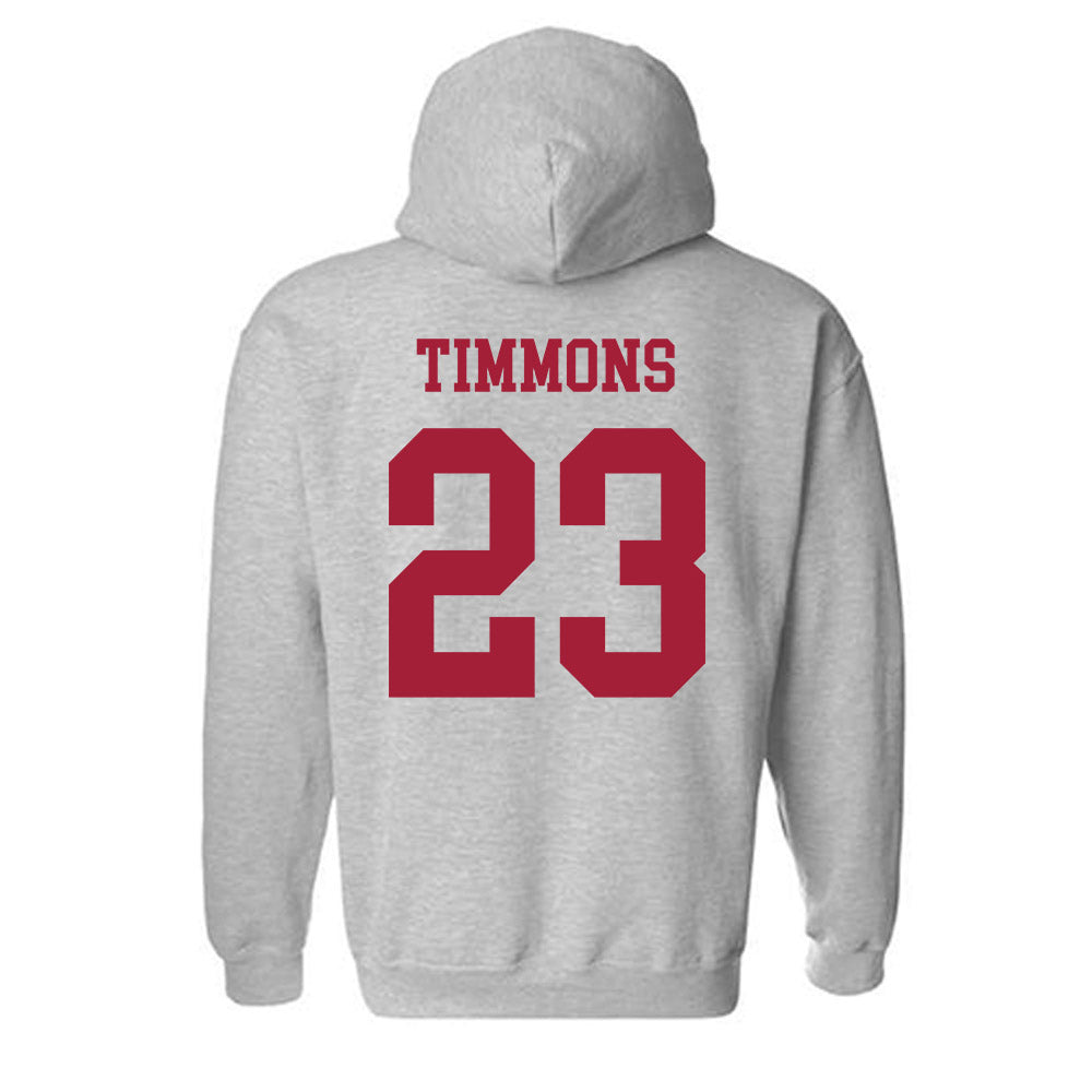 Alabama - NCAA Women's Basketball : Jessica Timmons - Generic Shersey Hooded Sweatshirt