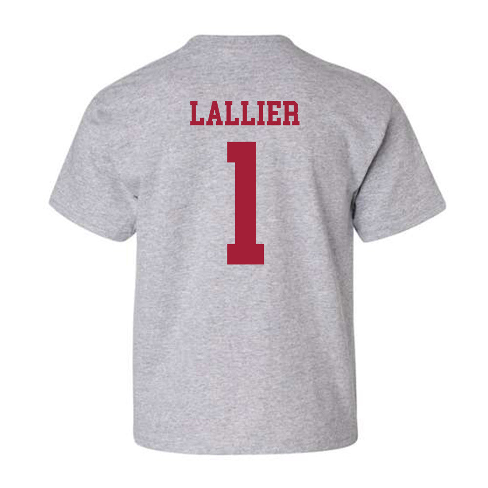 Alabama - NCAA Women's Soccer : Coralie Lallier - Youth T-Shirt