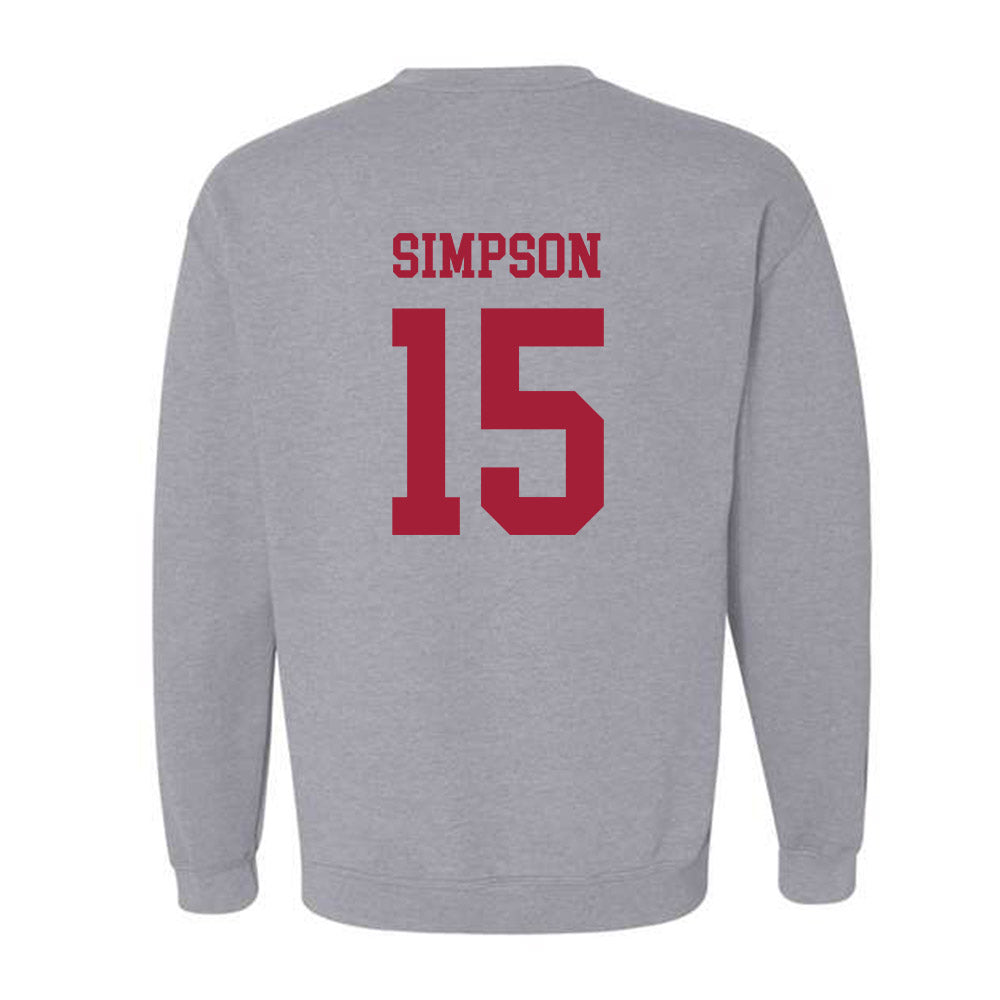 Alabama - NCAA Football : Ty Simpson - Classic Crewneck Sweatshirt