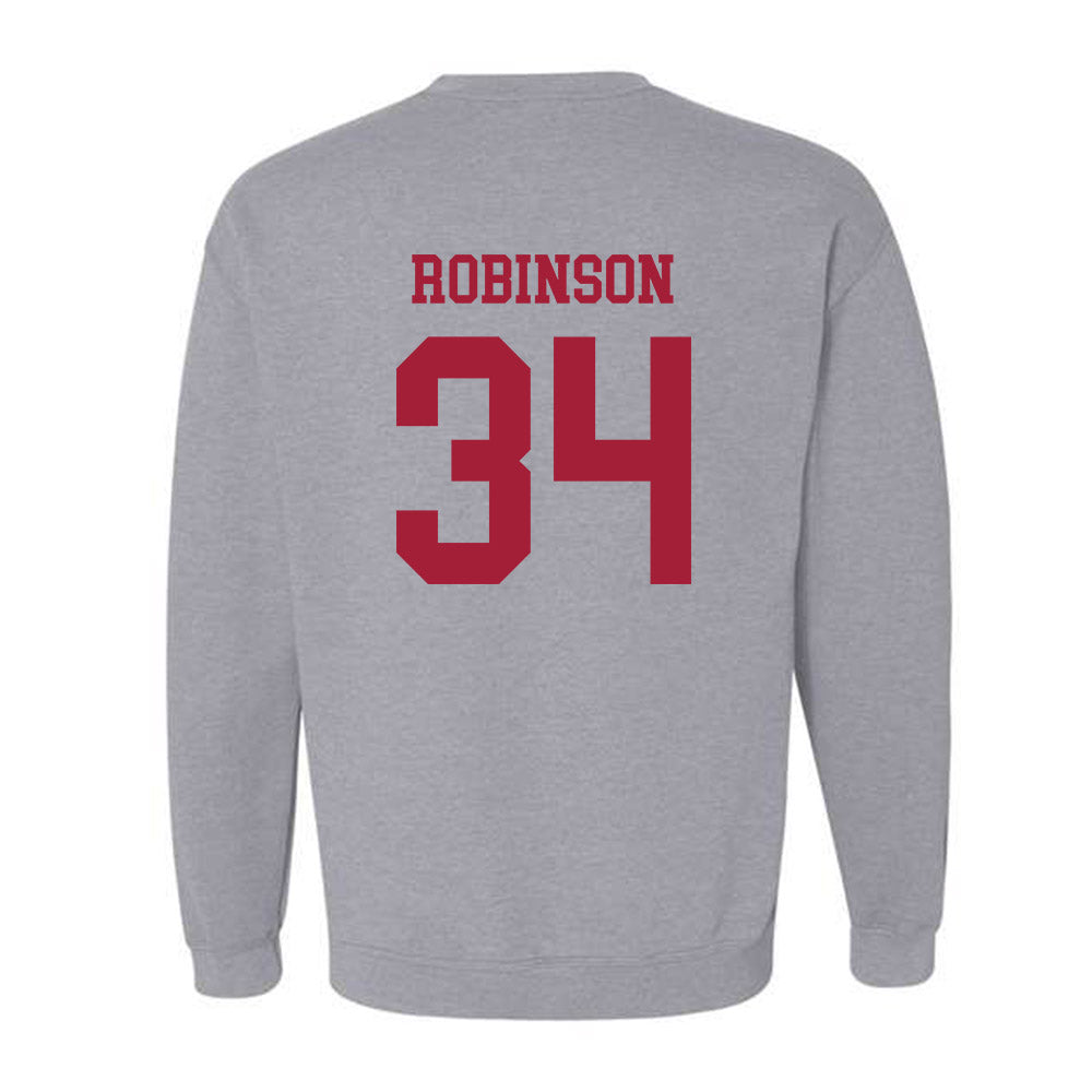 Alabama - NCAA Football : Que Robinson - Classic Crewneck Sweatshirt