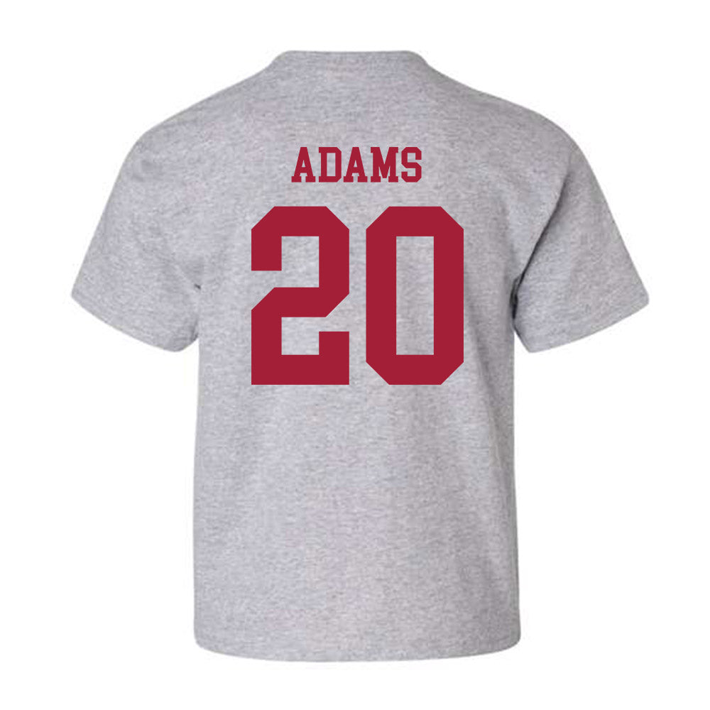 Alabama - NCAA Baseball : Zane Adams - Youth T-Shirt