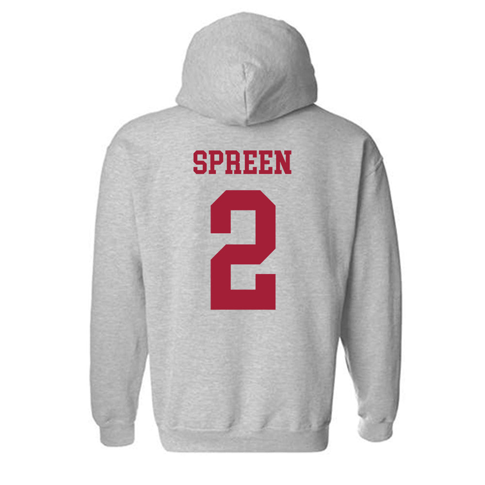 Alabama - NCAA Women's Basketball : Chloe Spreen - Generic Shersey Hooded Sweatshirt