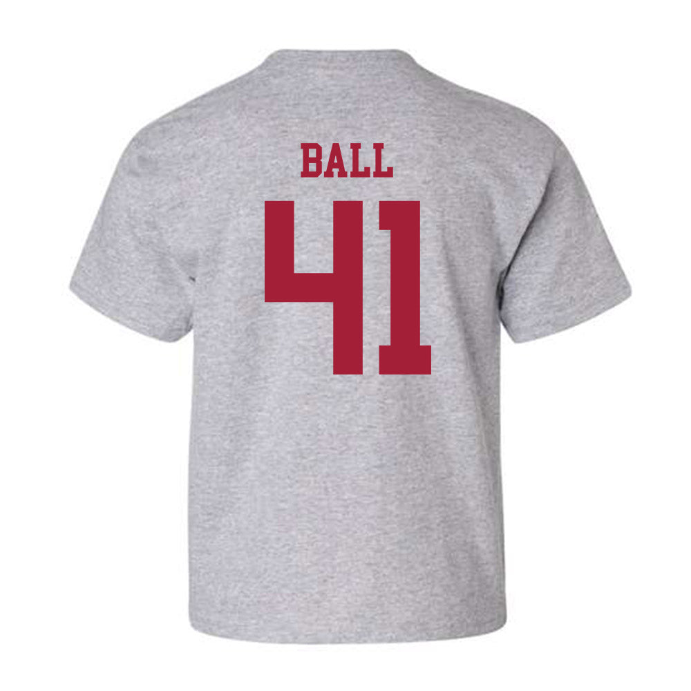 Alabama - NCAA Baseball : Connor Ball - Youth T-Shirt