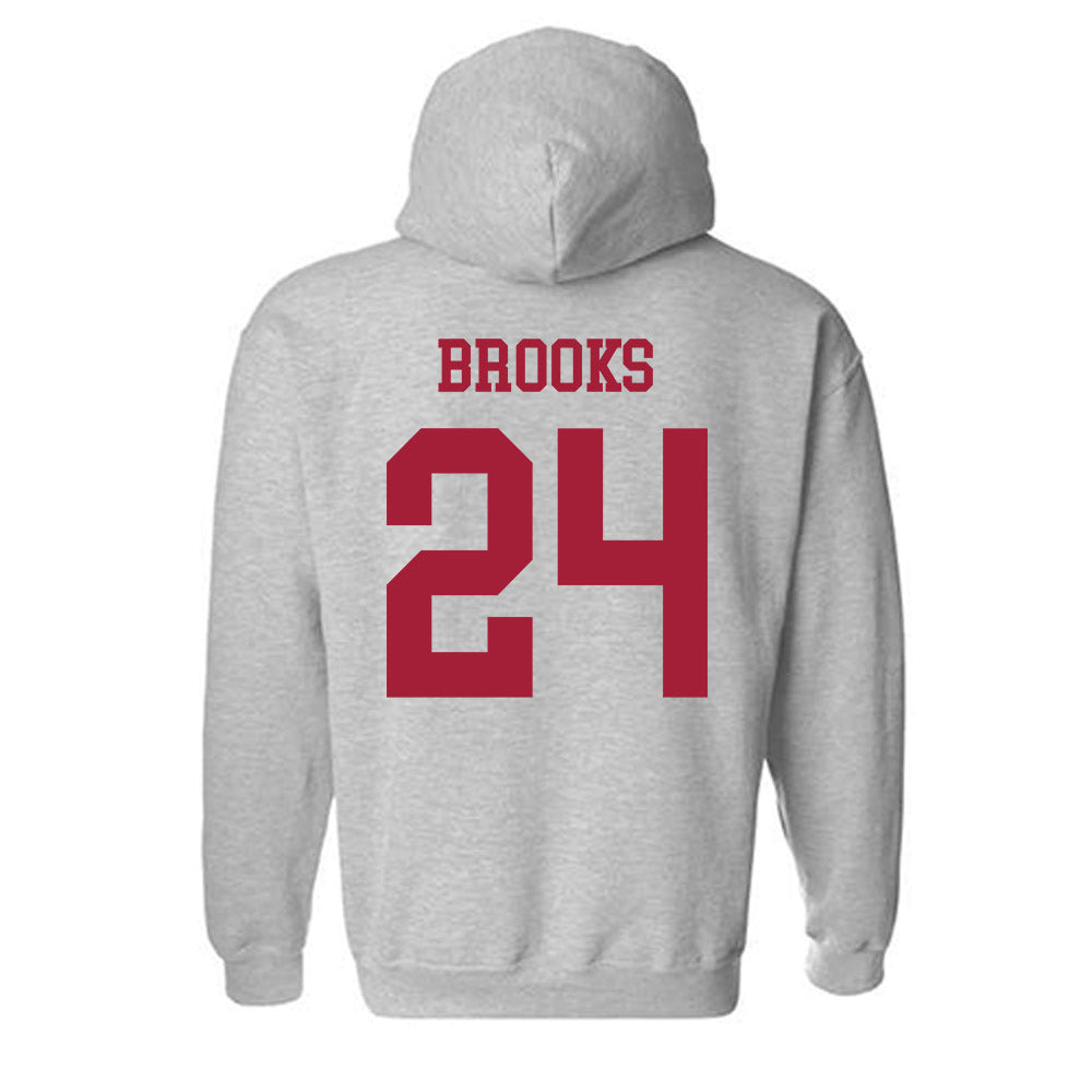 Alabama - NCAA Women's Basketball : Leah Brooks - Generic Shersey Hooded Sweatshirt