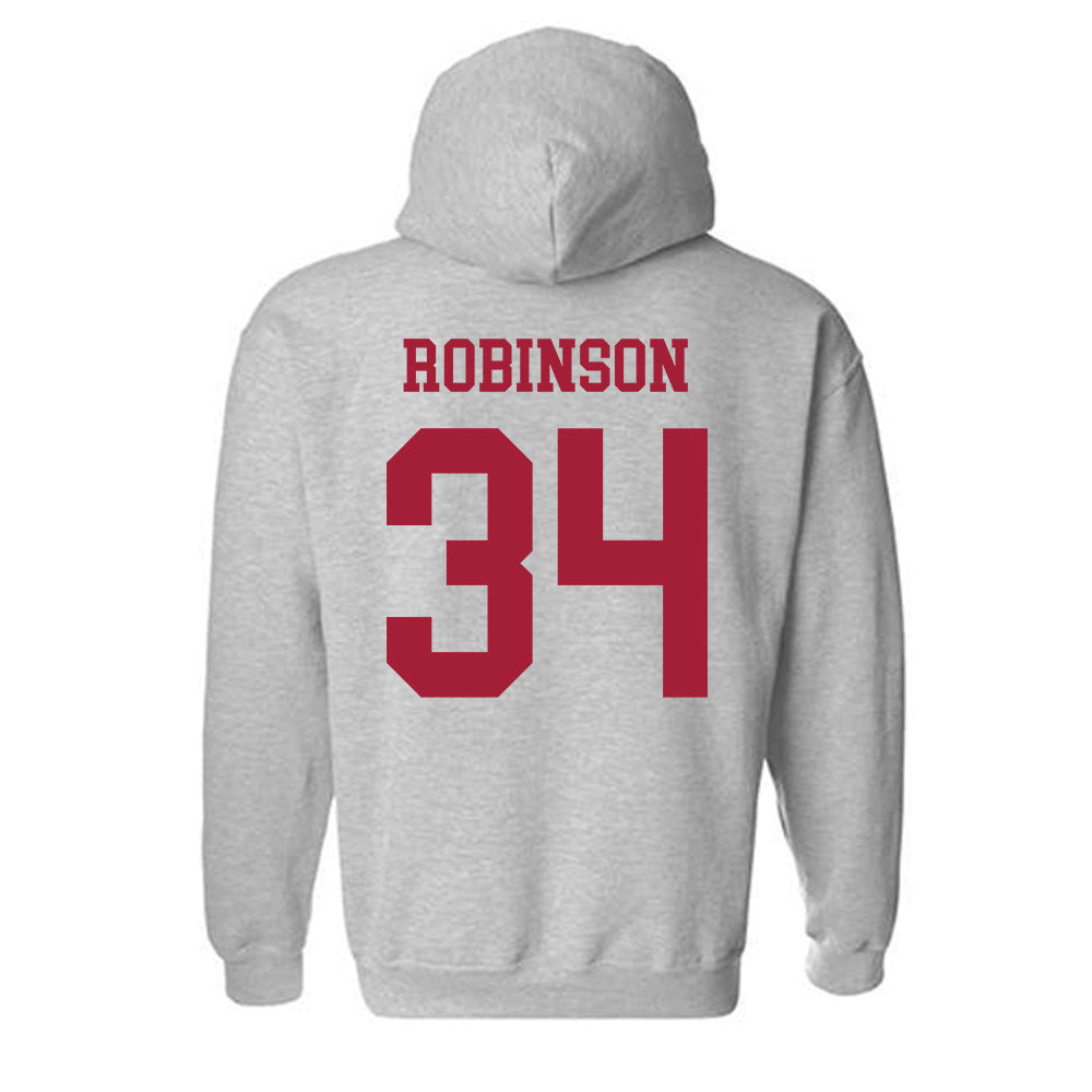 Alabama - NCAA Football : Que Robinson - Classic Hooded Sweatshirt