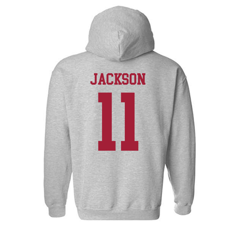 Alabama - NCAA Football : Ian Jackson - Generic Shersey Hooded Sweatshirt-2