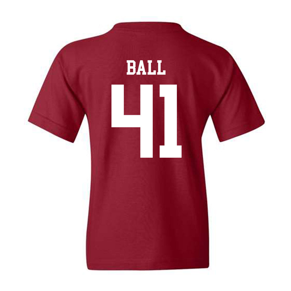 Alabama - NCAA Baseball : Connor Ball - Classic Shersey Youth T-Shirt