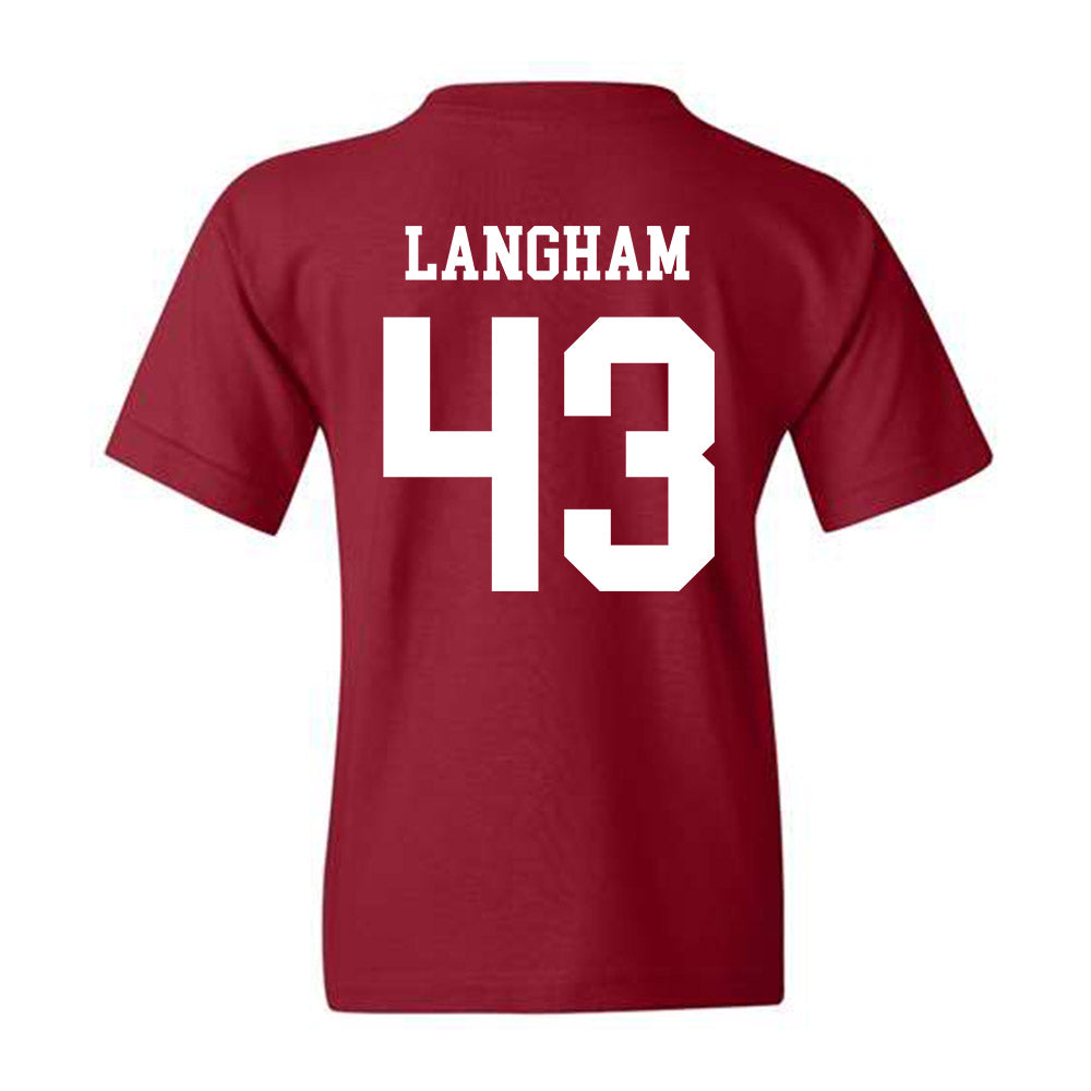 Alabama - Football Alumni : Antonio Langham - Classic Shersey Youth T-Shirt